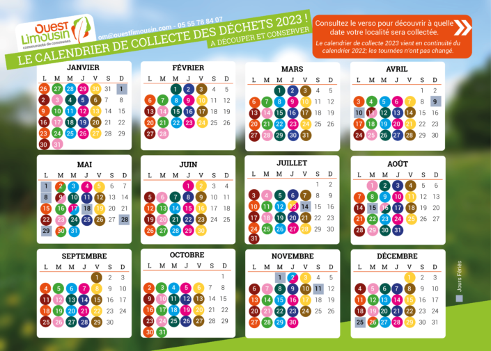Calendrier de collecte 23