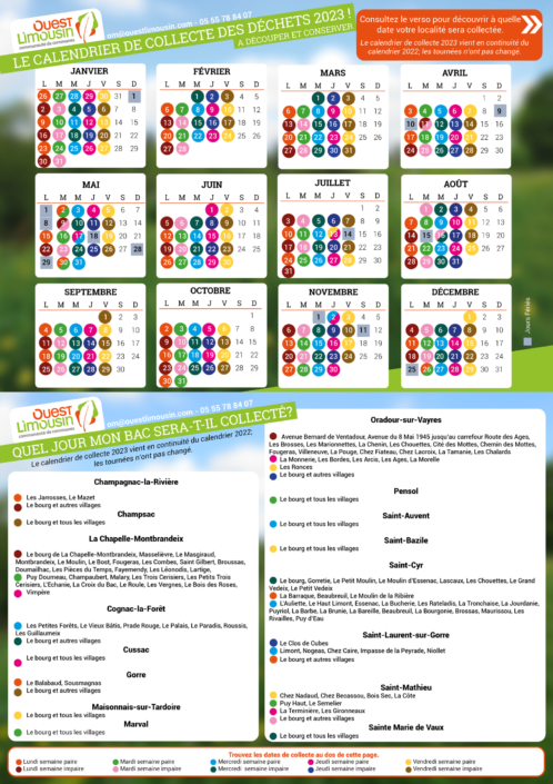 calendrier 2023